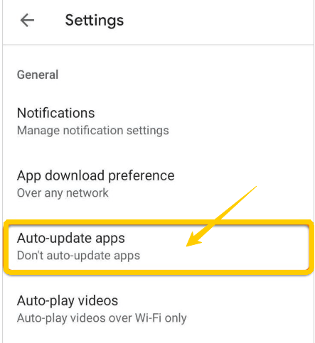 WhatsAppの自動更新を有効にする