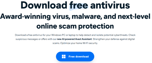 Best Free Antivirus for Windows 11 - Avast Free Antivirus