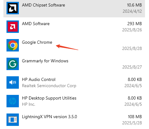 Uninstall and Reinstall Google Chrome