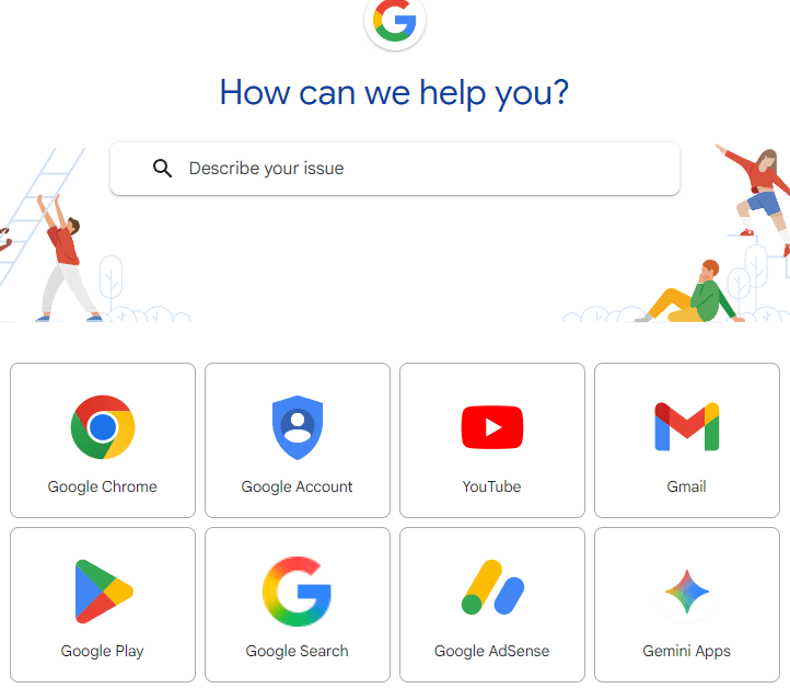 Contact Google Support