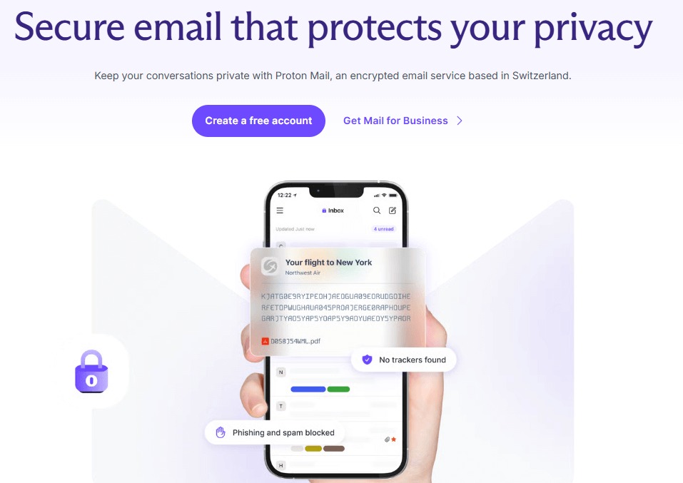 Free Anonymous Email Accounts: ProtonMail
