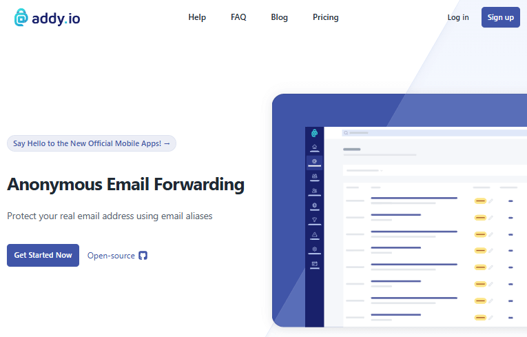 Free Anonymous Email Accounts: AnonAddy