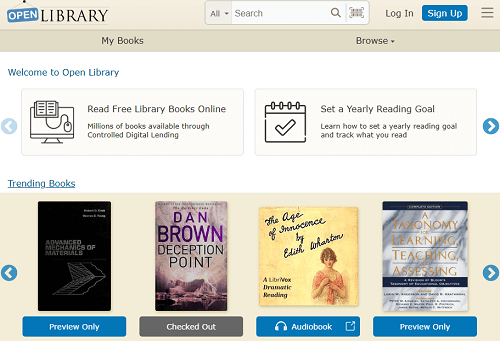 Open Library: millones de libros electrónicos gratuitos en línea
