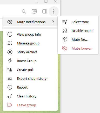 Manage Your Group Notifications