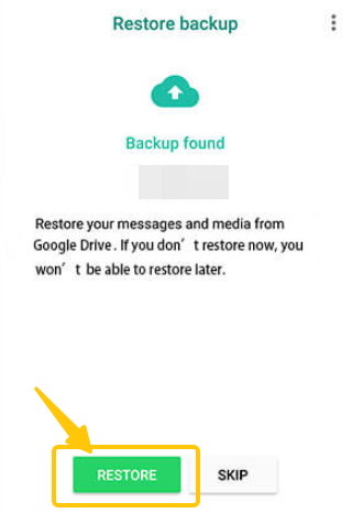 Google Drive 백업을 사용하여 WhatsApp 메시지를 복구하세요
