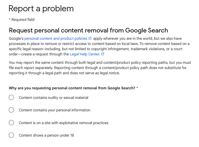 Google検索からあなたの情報を削除する