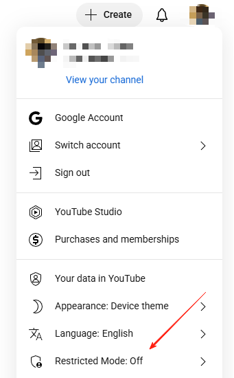 YouTube Restricted Mode
