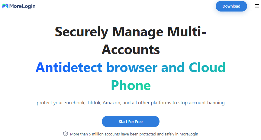 Best Free Antidetect Browser: MoreLogin