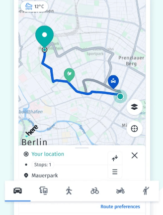 HERE WeGo: Best Free GPS App for Offline Use