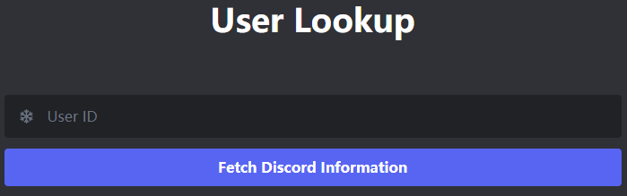 通过第三方工具查询Discord用户