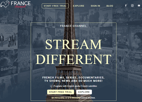 Best French Streaming Site for Movies and Series: France Channel