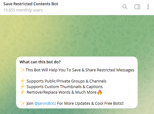 Telegram download bot