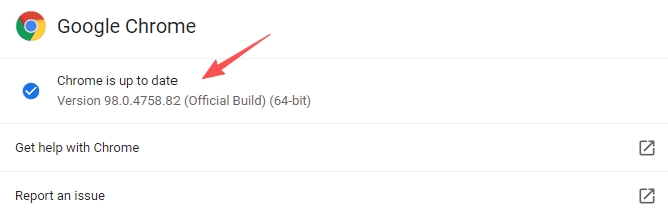 Check the Version of Google Chrome