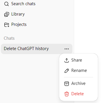 How to Delete Specific Chats in ChatGPT