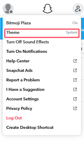 Tap on the Bitmoji icon