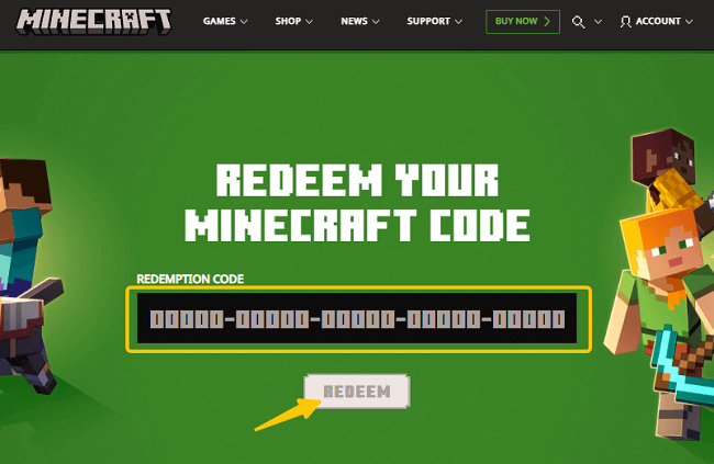 How to Redeem a Minecraft Gift Code