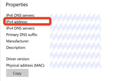 點擊工作列右側的Wi-Fi圖標，在您已連接的網路下點擊“屬性”，在“IPv4位址”旁邊查看您的IP位址