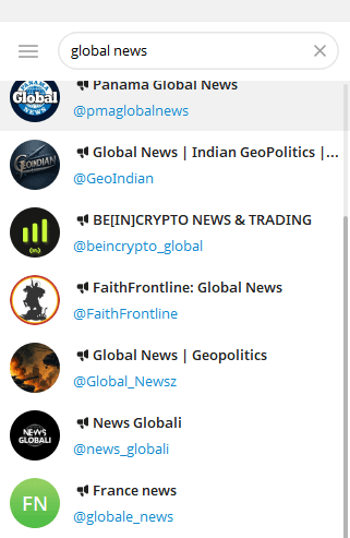 Use Telegram’s Built-in Search Feature to Search Channels