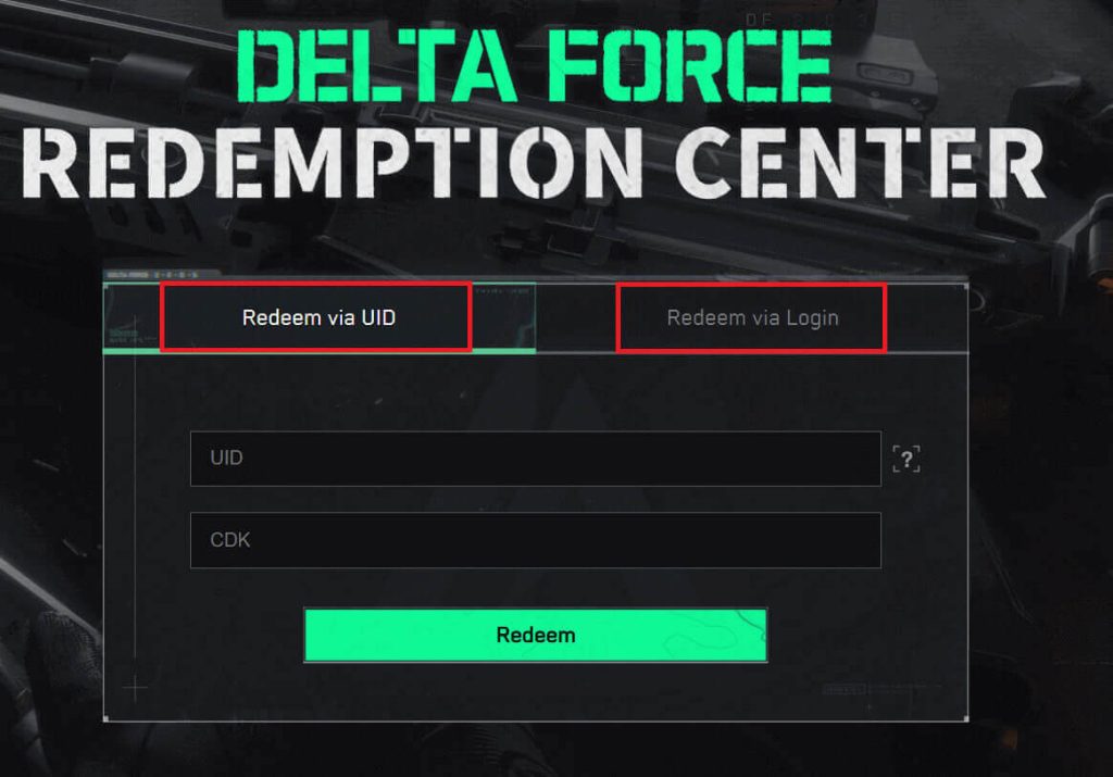 Choose a Redeeming Method