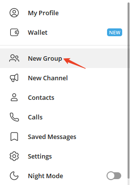 Create a Telegram Group