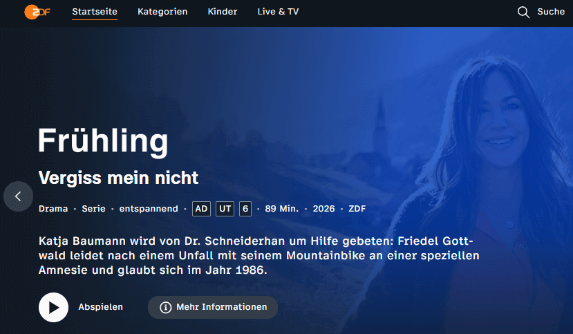Best Free German Streaming Site: ZDF Mediathek