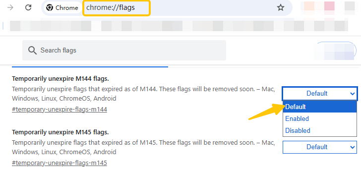 How to Enable These Chrome Flags?